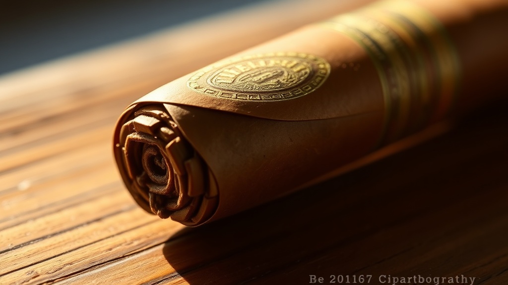 The distinctive perfecto shape of the Hemingway Short Story with its tapered ends and golden Cameroon wrapper