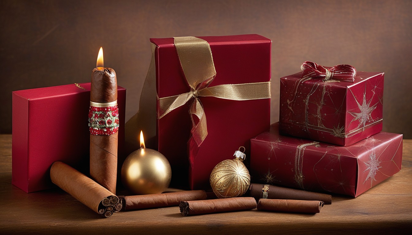 Cigar stocking stuffers and small accessories perfect for holiday gifting
