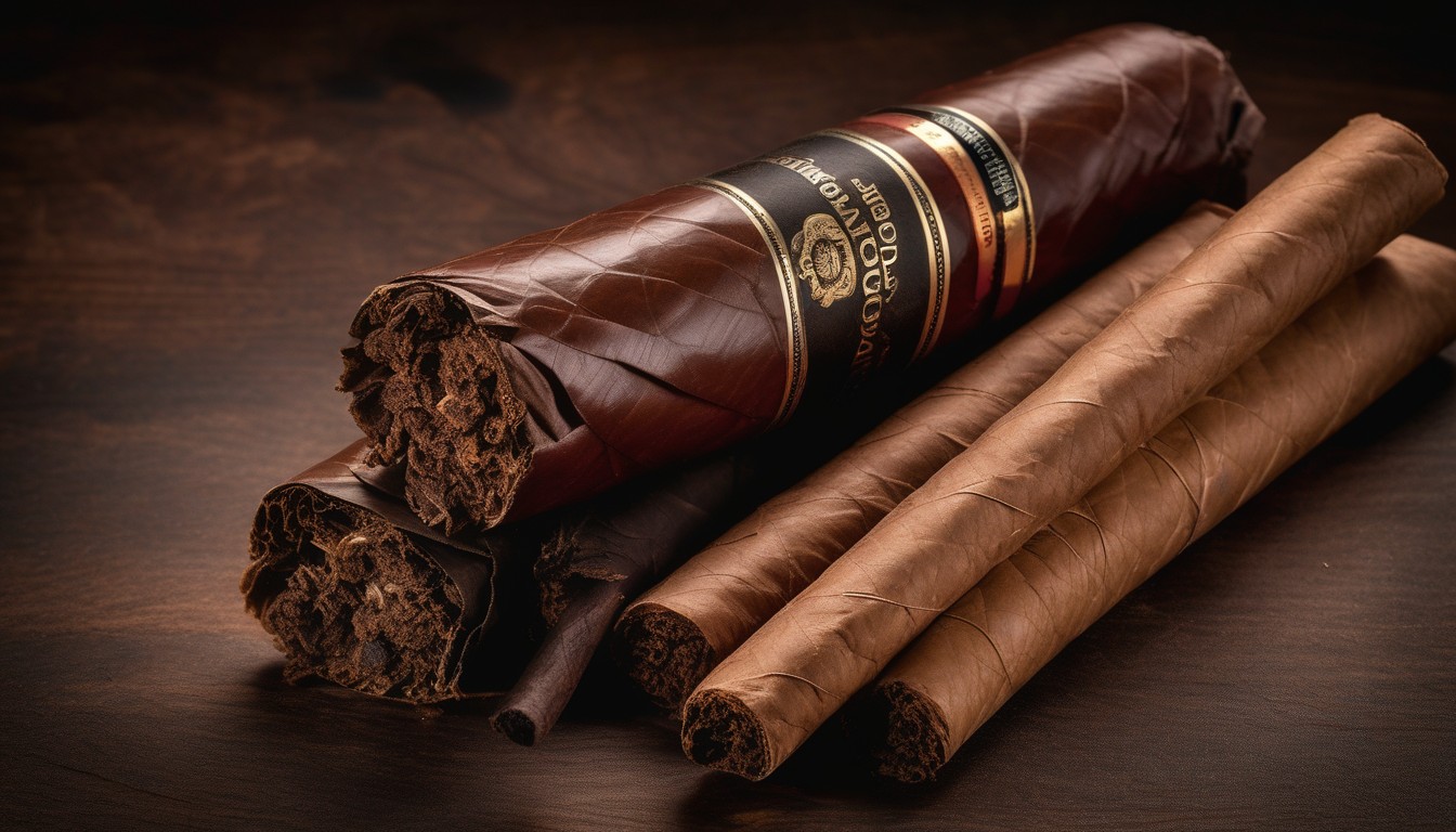 Close-up of value cigar construction and wrappers