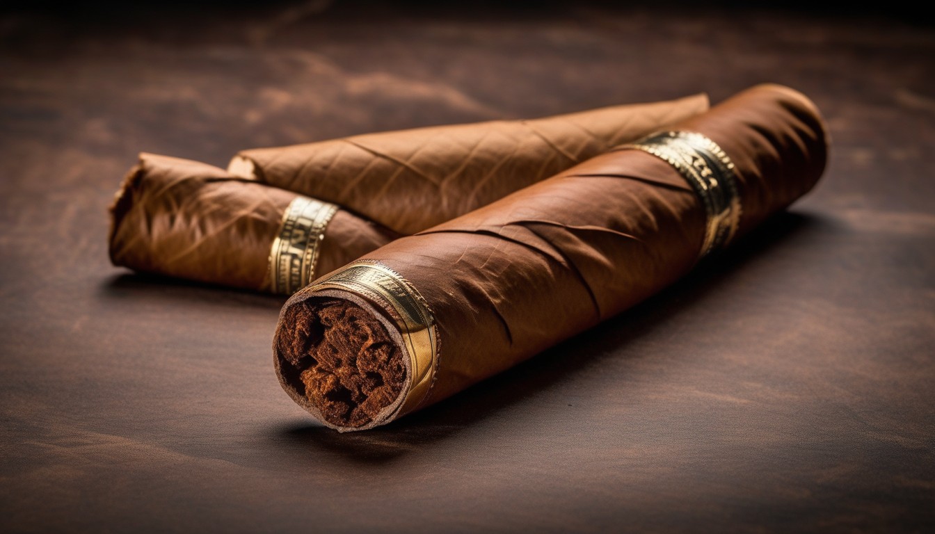 Close-up of a premium cigar under $10 showing the wrapper quality and construction