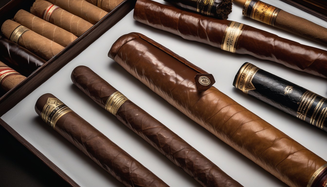 A humidor stocked with a curated selection of premium cigars in the under-$20 range