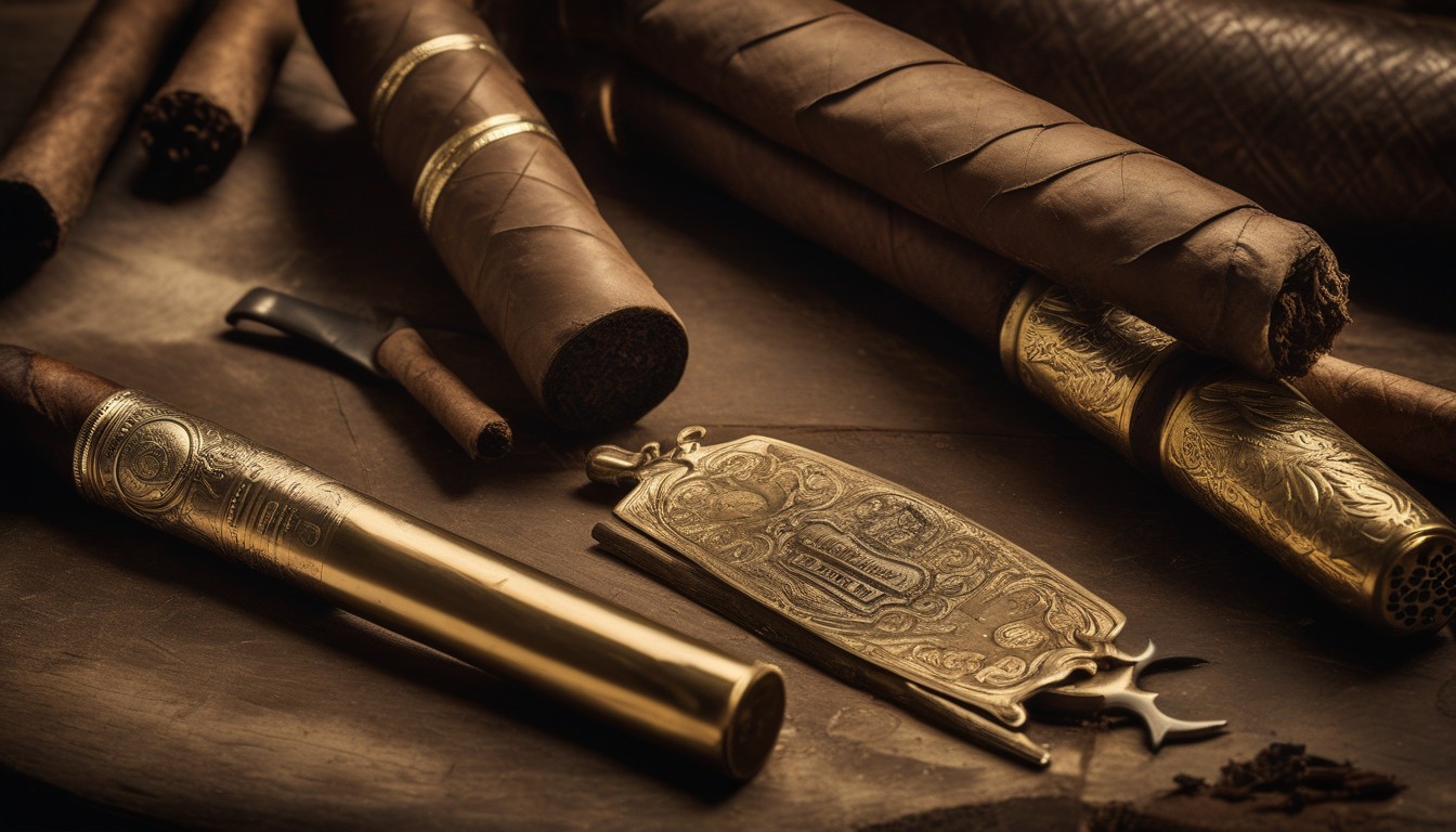 My Father cigars with their distinctive gold and black branding