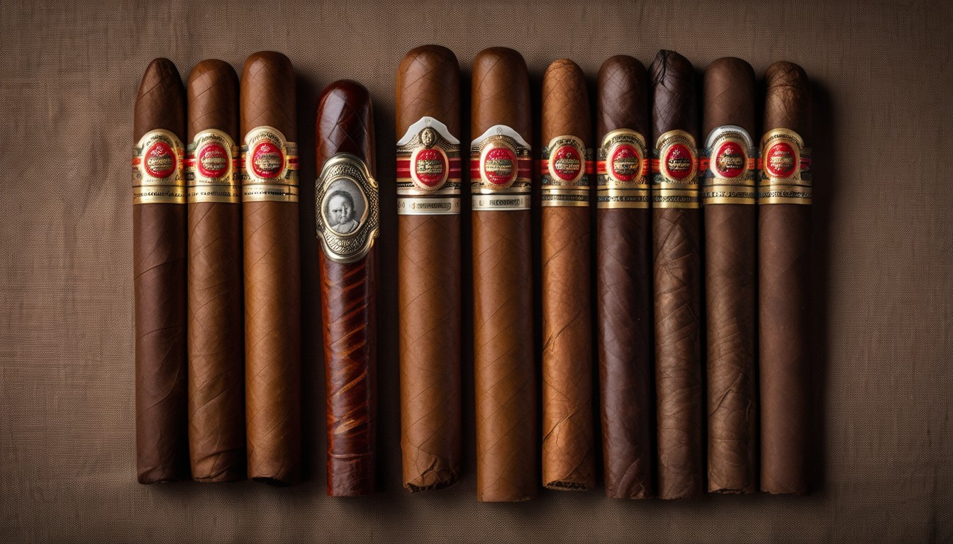 My Father cigar lineup featuring Le Bijou, Flor de las Antillas, and La Opulencia