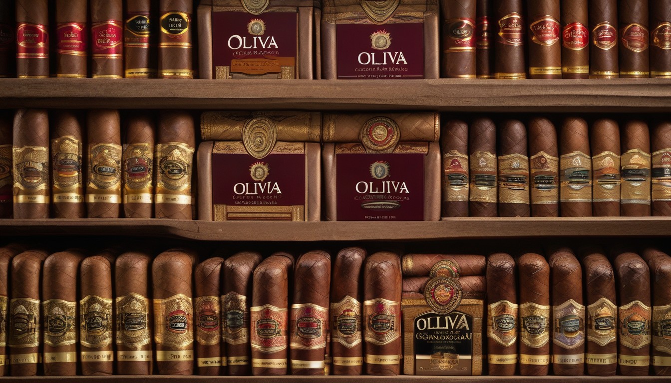 Oliva cigars showcasing their range of Nicaraguan tobacco blends