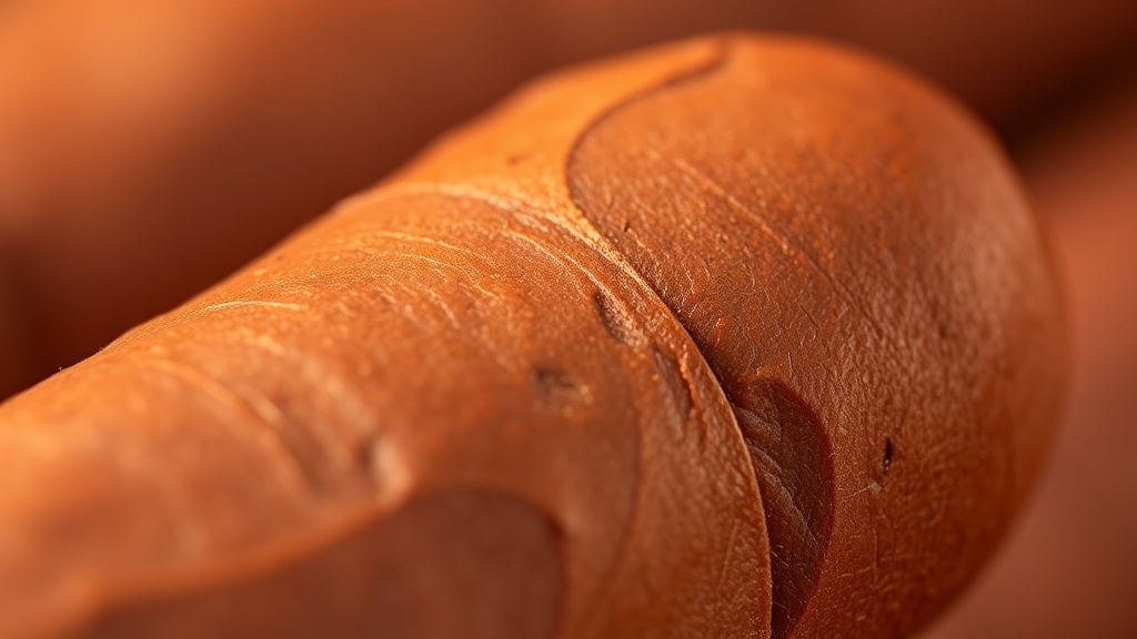 The Ecuadorian Sumatra wrapper with its distinctive reddish-brown hue and soft box-pressed edges