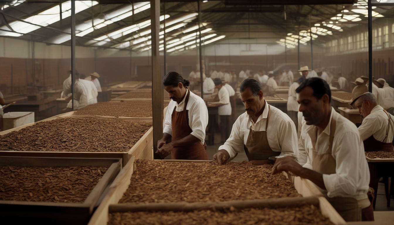 Rocky Patel cigar factory and tobacco processing facility