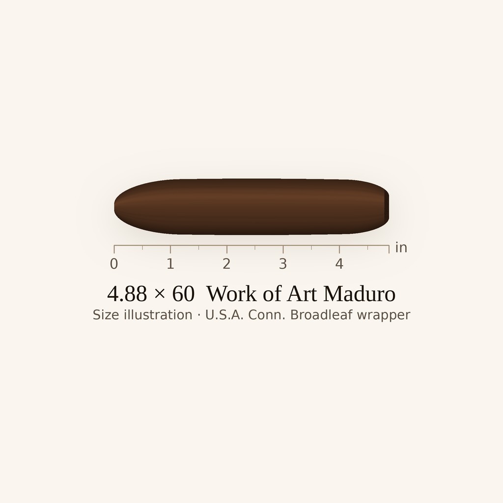 Arturo Fuente Hemingway Work of Art Maduro - Medium-Full Figurado cigar by Arturo Fuente