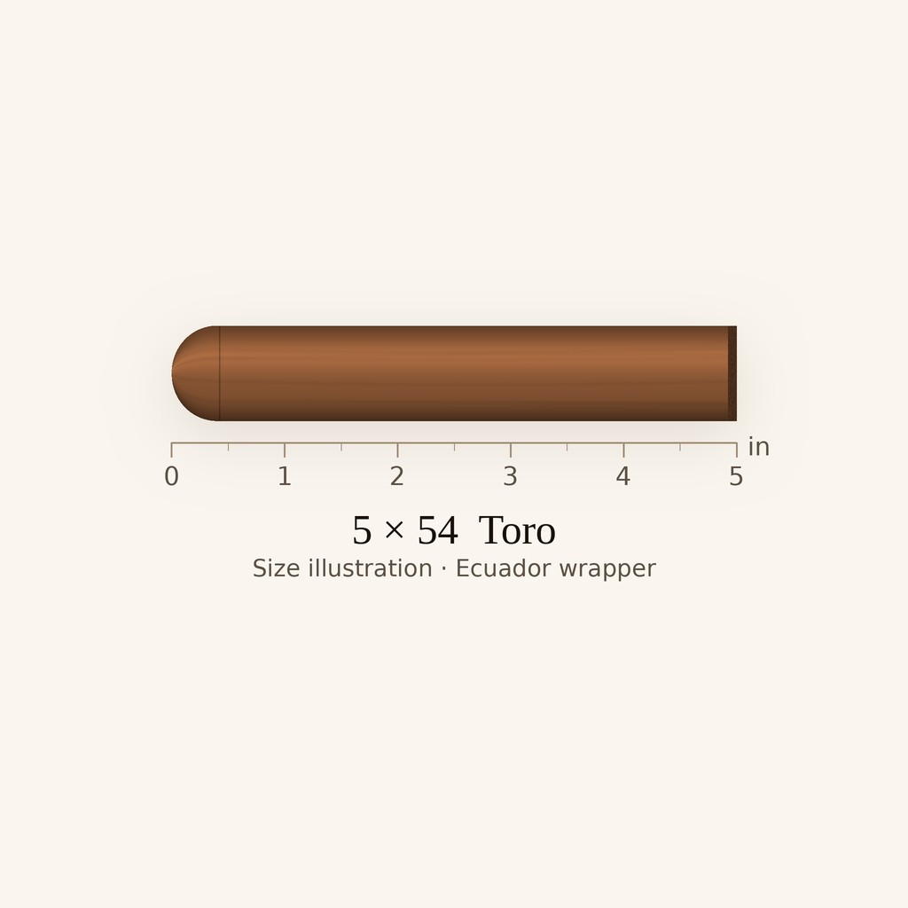 La Vieja Habana Leather Patch Habano 54