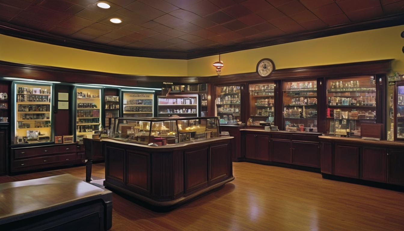 The Squire Tobacconist cigar lounge in Charleston / Huntington