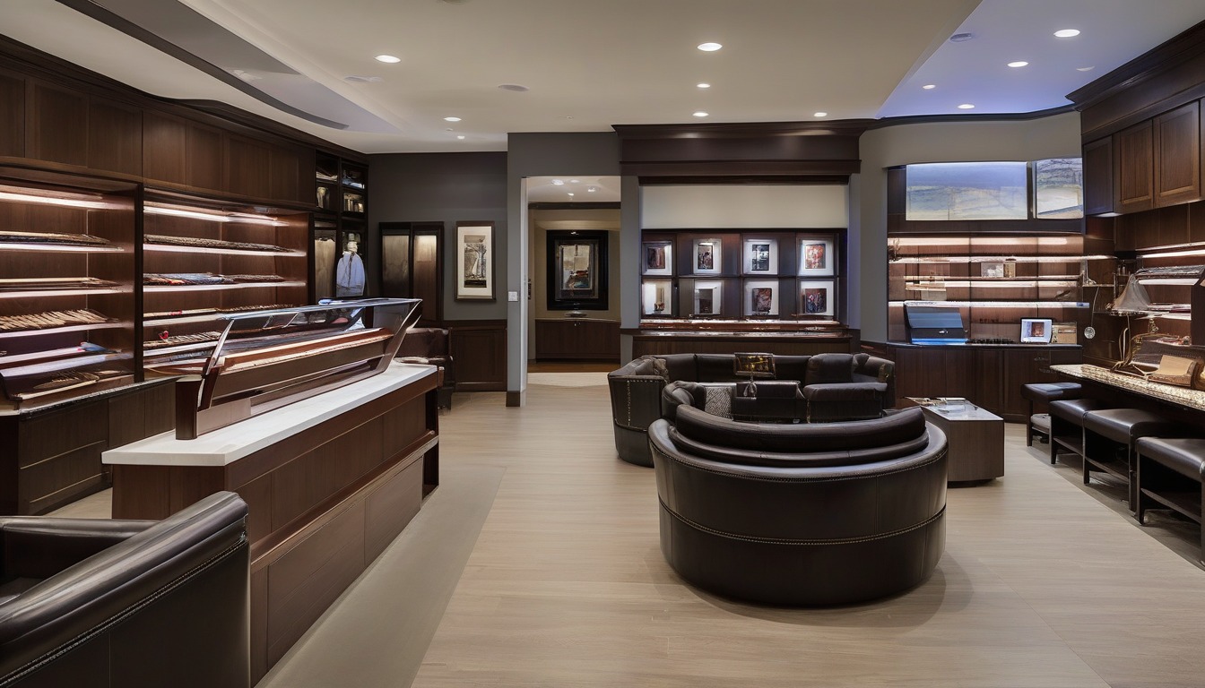Tinder Box Ballantyne cigar lounge in Charlotte