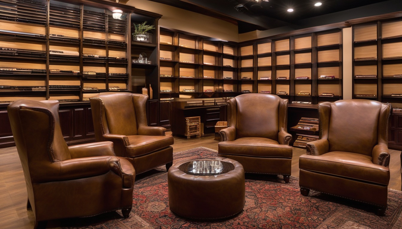 Industrial Cigar Co. cigar lounge in Dallas