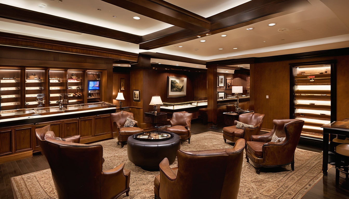 Edward's Pipe & Tobacco Shop cigar lounge in Denver