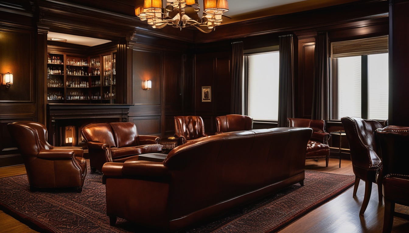 The Antelope Club cigar lounge in Indianapolis