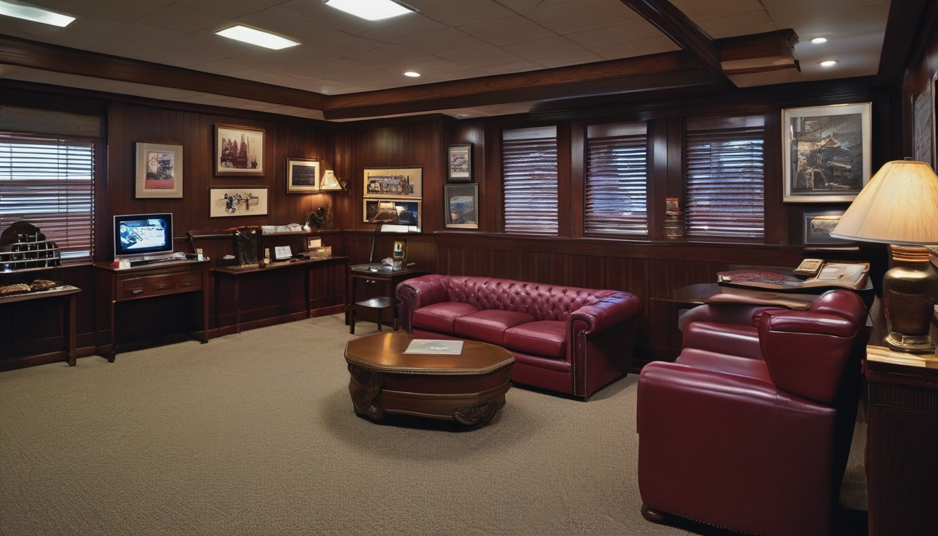 Churchill Smoke Shoppe cigar lounge in Jackson