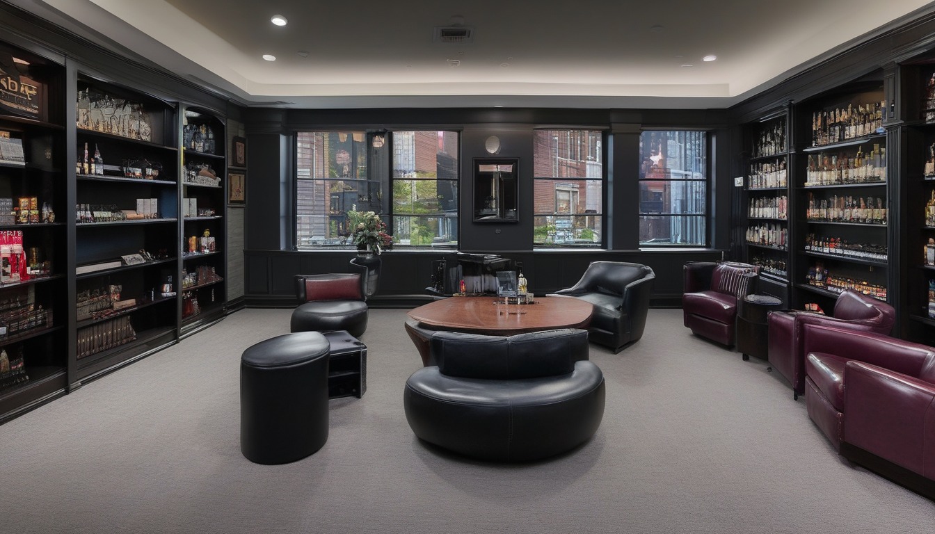 Barrister Cigars cigar lounge in Jersey City