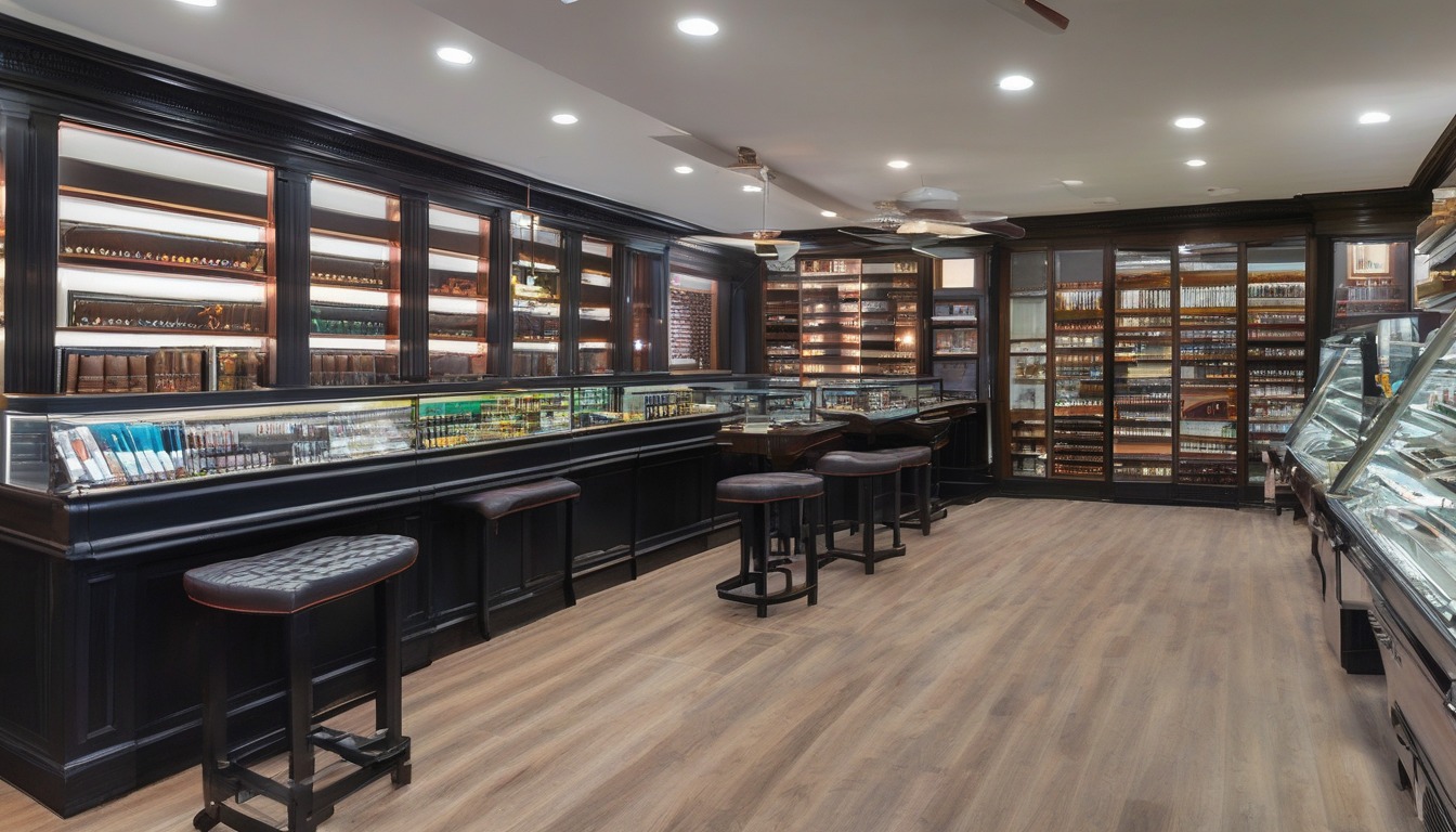 Smokers Delight cigar lounge in Jersey City