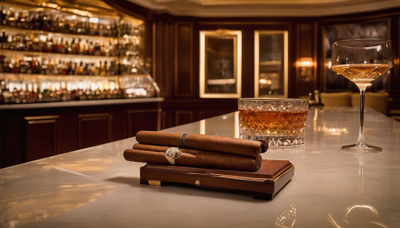 Montecristo Cigar Bar - Caesars Palace cigar lounge in Las Vegas