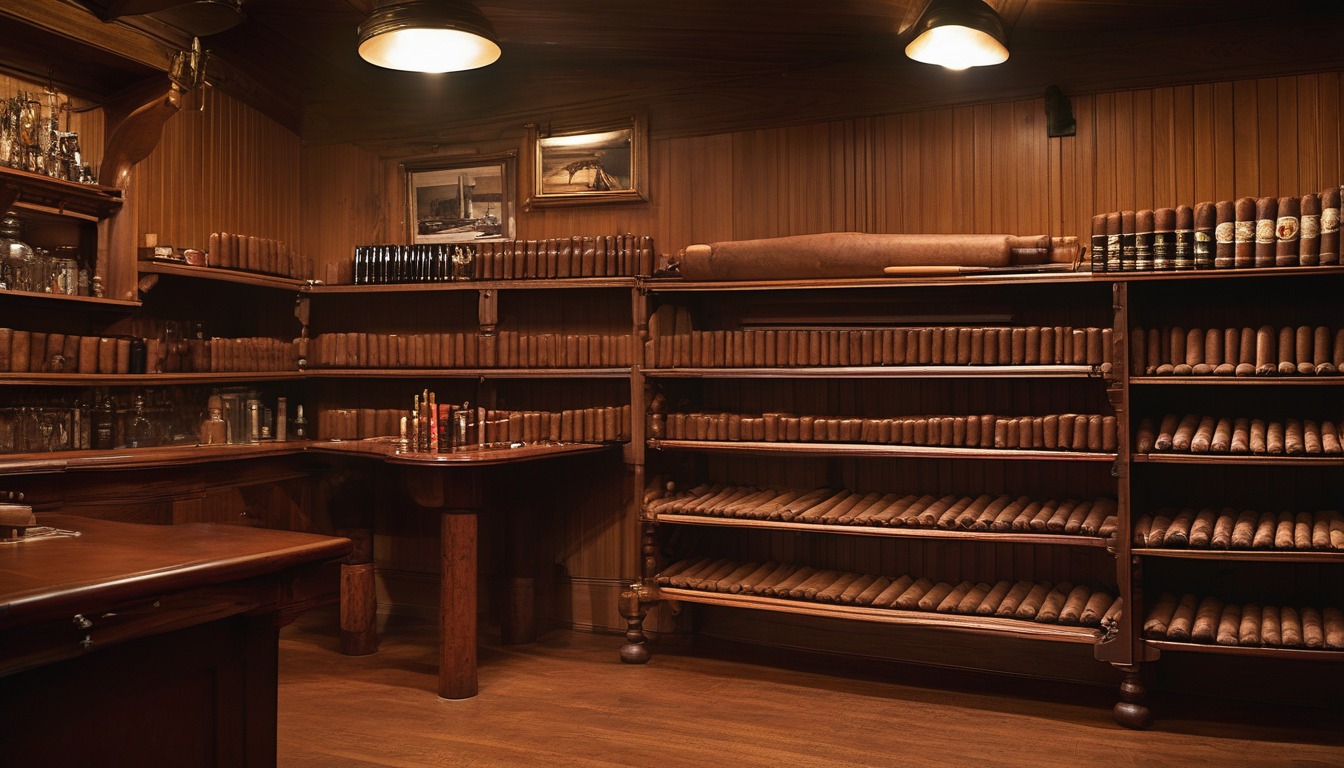 The Pipe & Tobacco Shop cigar lounge in Little Rock