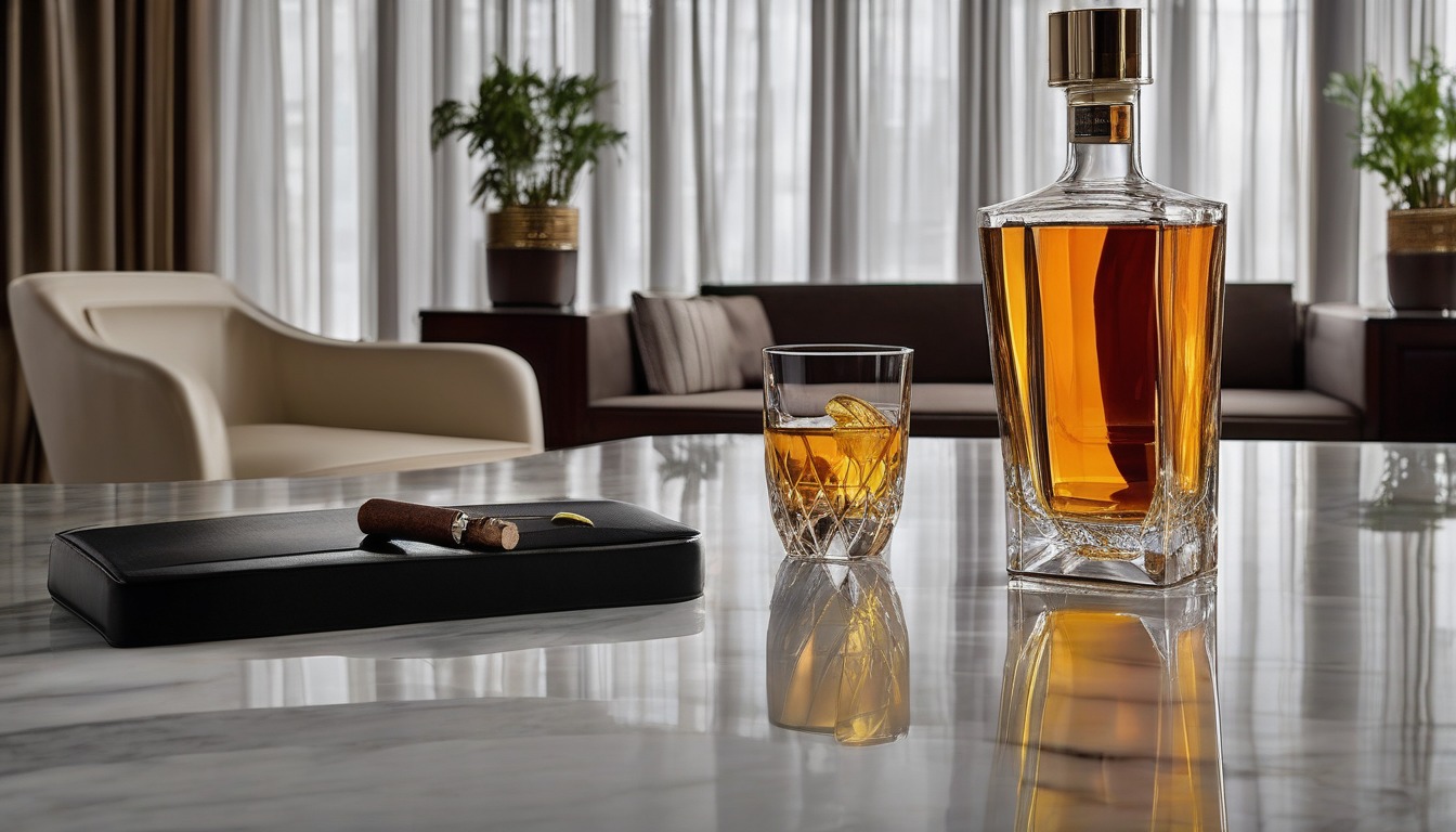 The Whisky Bar at The Maybourne Beverly Hills cigar lounge in Los Angeles