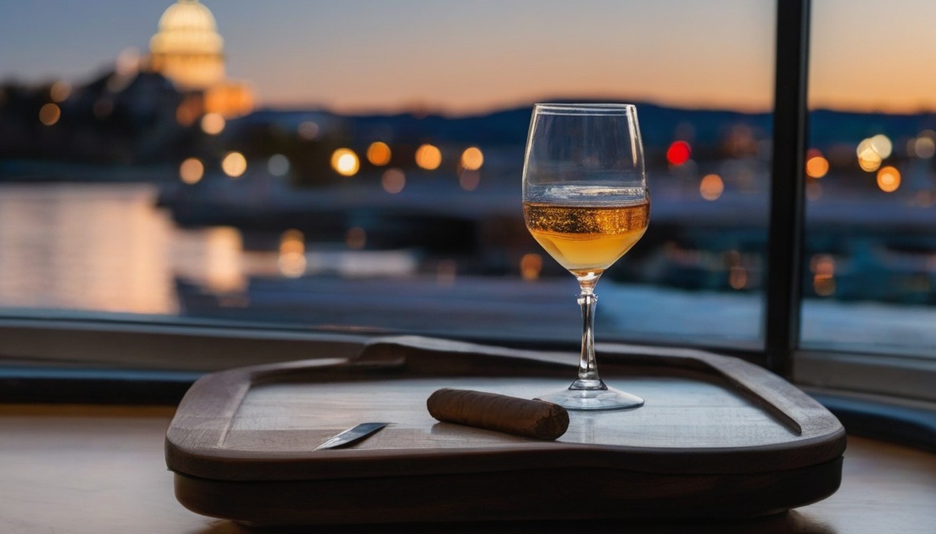 The Tasting Room of Monona cigar lounge in Wisconsin