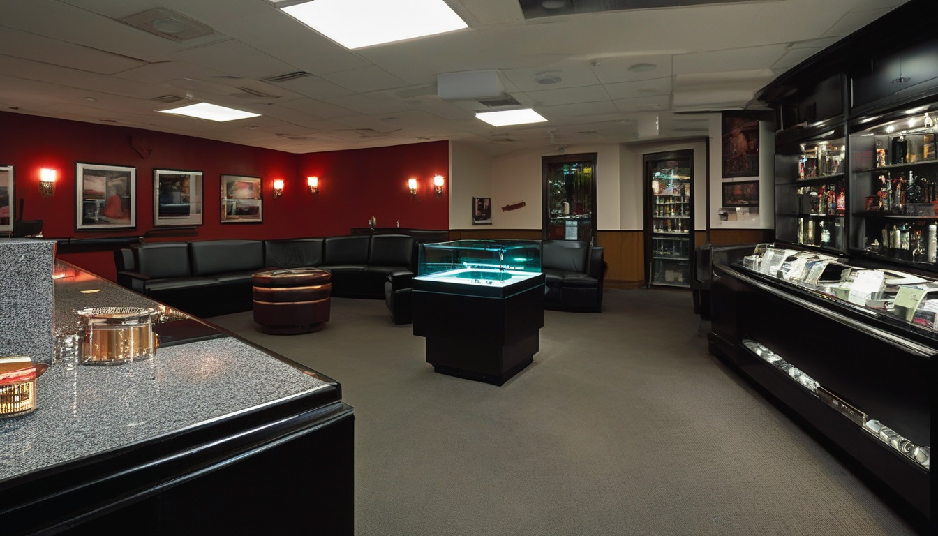 Fume 46 cigar lounge in Newark / North Jersey