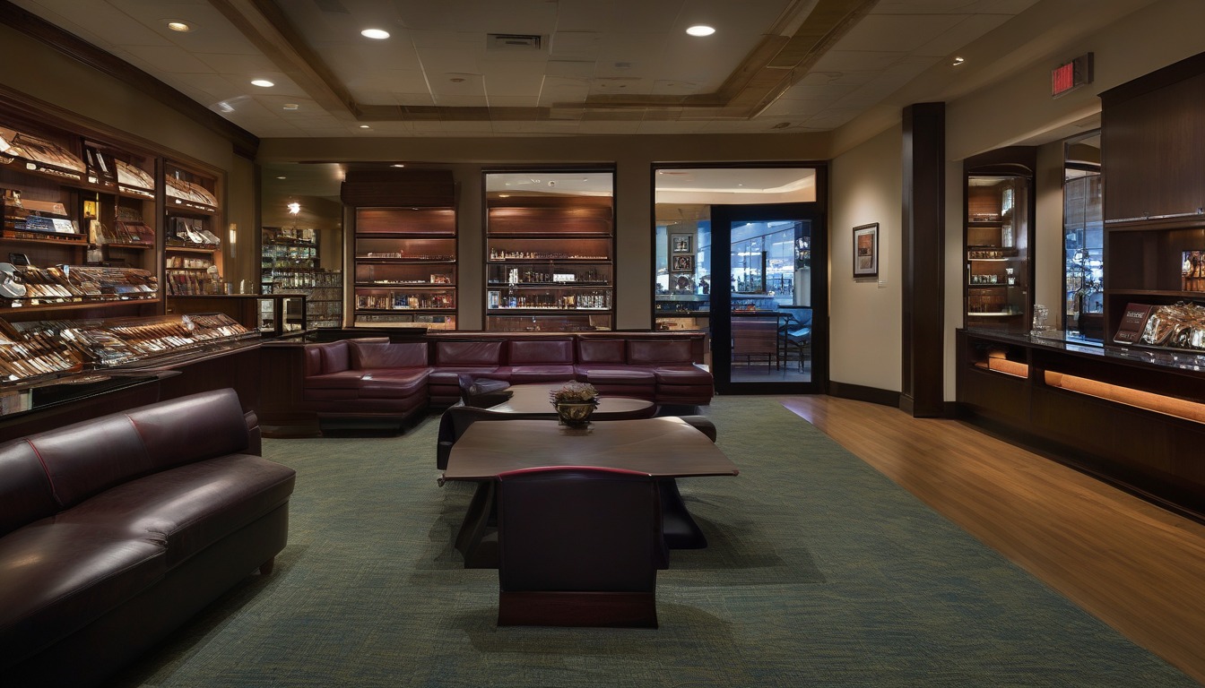 Cigar Town Reston cigar lounge in Virginia