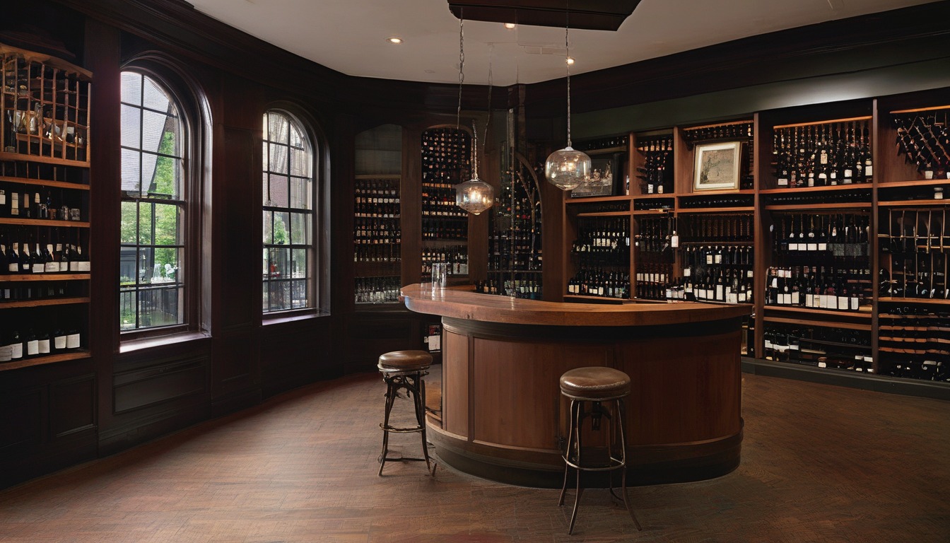Old Port Wine Merchants cigar lounge in Portland / South Portland