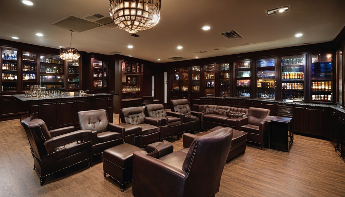 Casa Petrides Tobaccos cigar lounge in Texas
