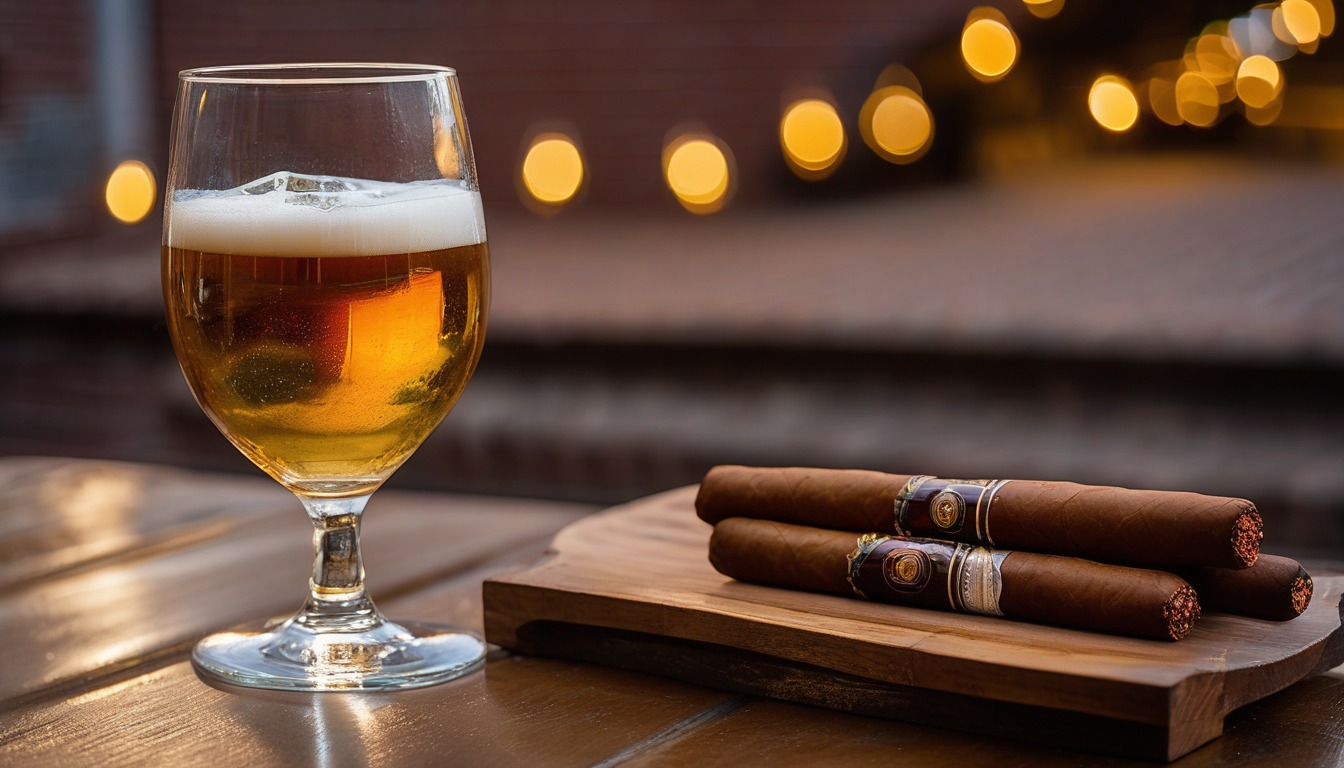 The Cigar Bar at Maker's Craft Brewery cigar lounge in Virginia Beach